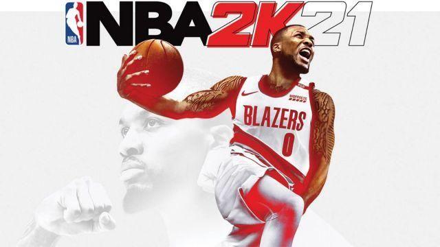 NBA 2K21 Lillard y Zion en la portada