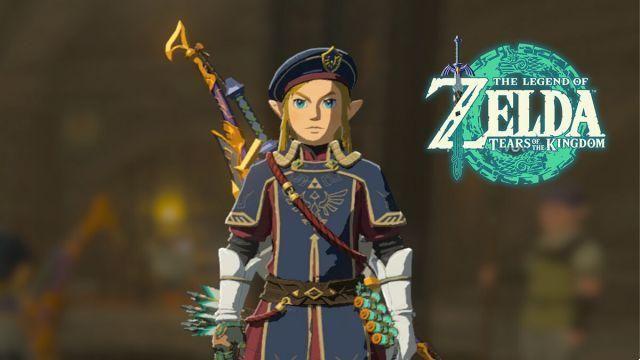 El traje de la Guardia Real en Zelda: Tears of the Kingdom