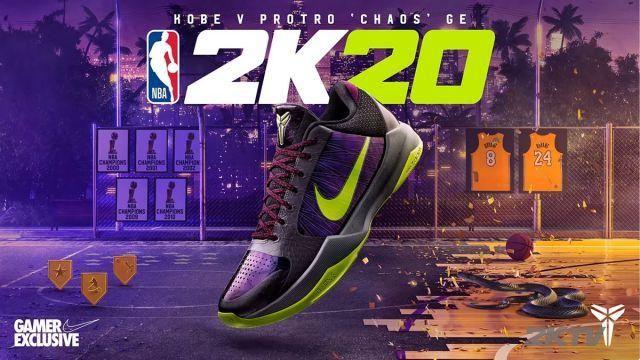 NBA 2K20: come ottenere Kobe V Chaos per MyPlayer