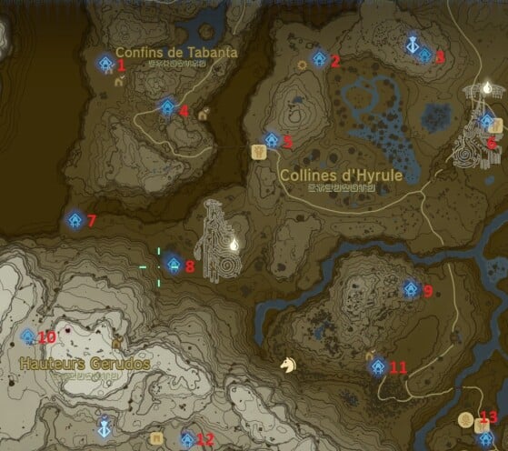 Lista y ubicación de los Santuarios en Zelda: Tears of the Kingdom