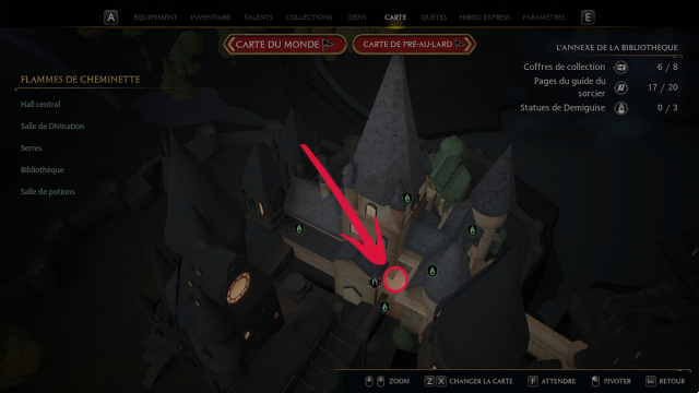 Legado de Hogwarts: lista y ubicación de las estatuas de Hogwarts Demiguise