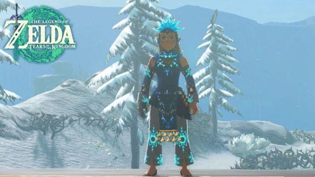 El traje de Blizzard en Zelda: Tears of the Kingdom